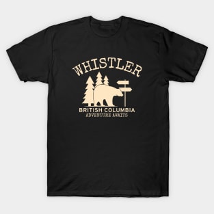 Whistler, British Columbia Bear T-Shirt